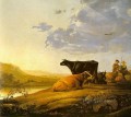 Young Herdsman With Cows countryside painter Aelbert Cuyp